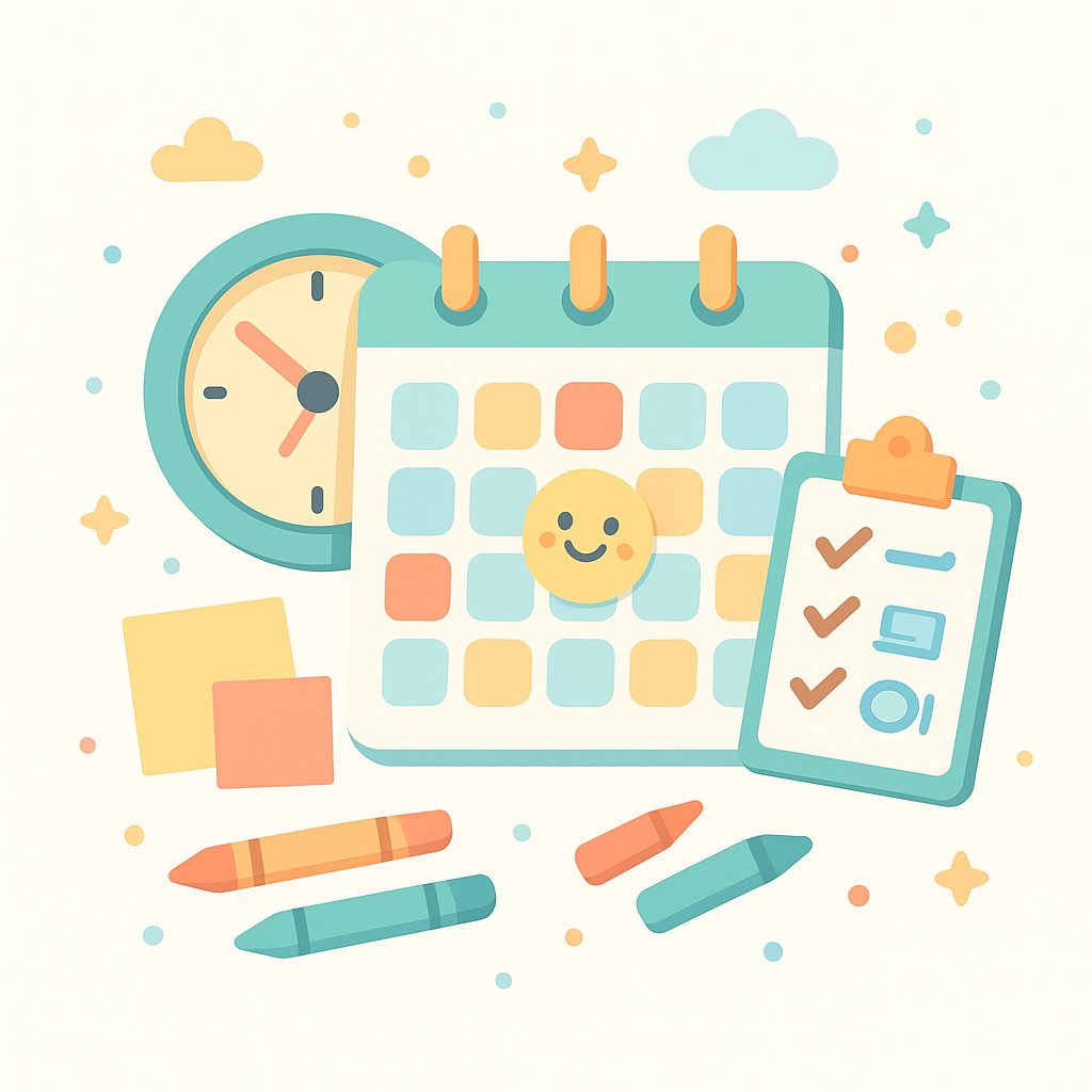 Daily Schedule Printables banner