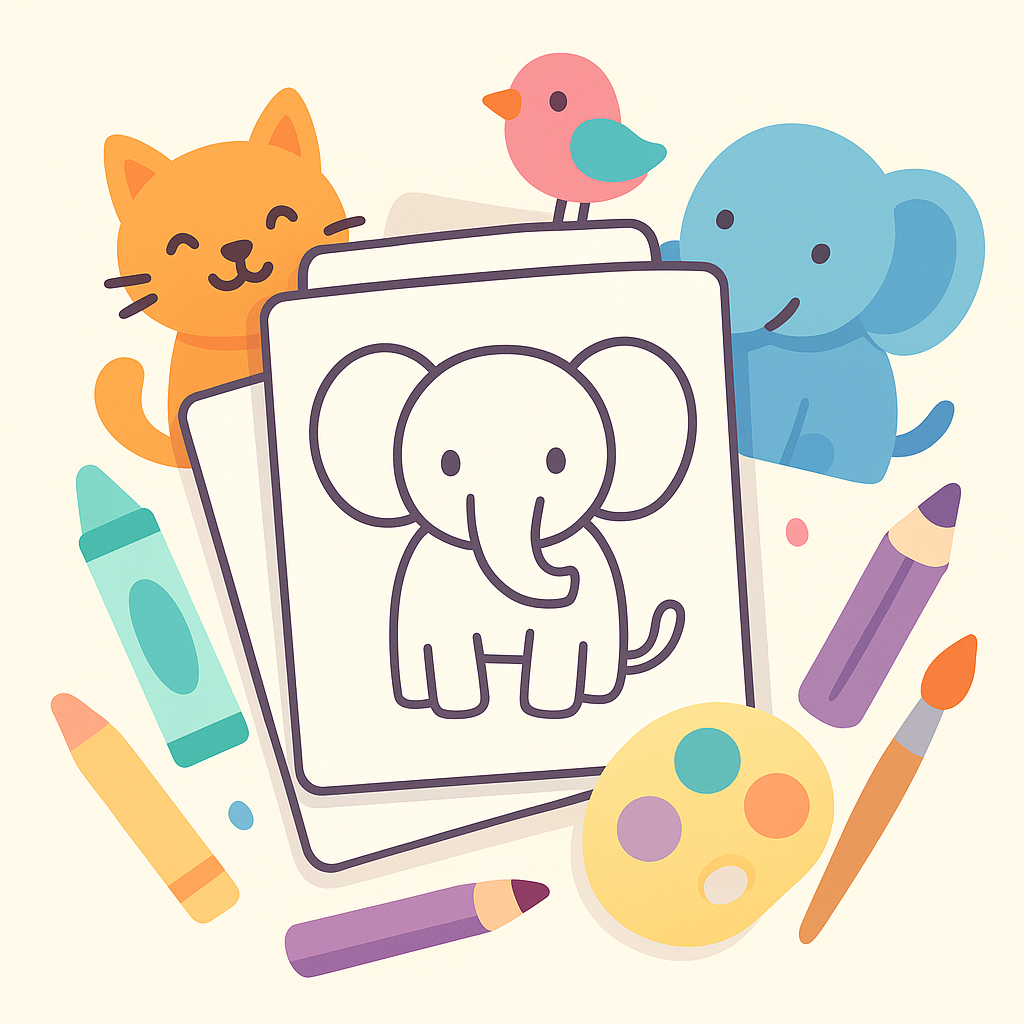Letter Animal Coloring Pages cover image