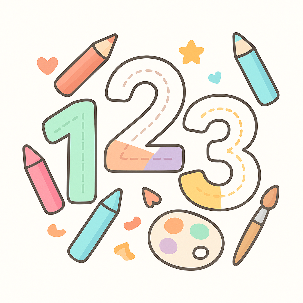 Number Coloring Pages cover image