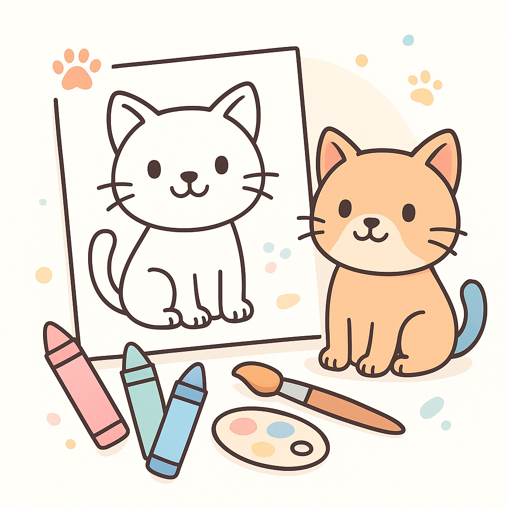 Cat Coloring Pages cover image