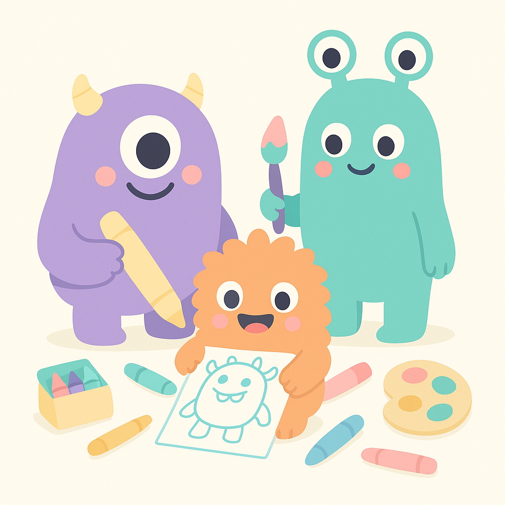 Monster Coloring Pages cover image