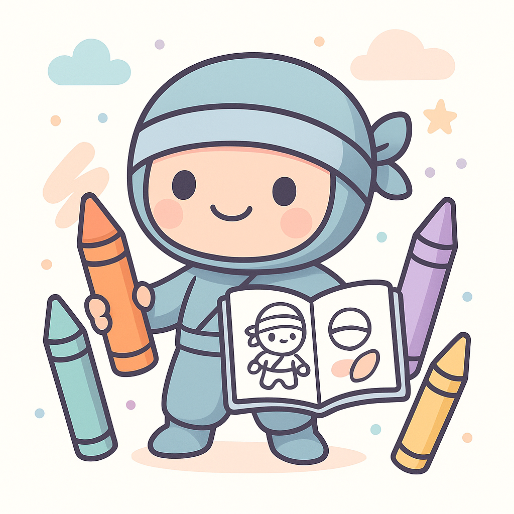 Ninja Coloring Pages cover image