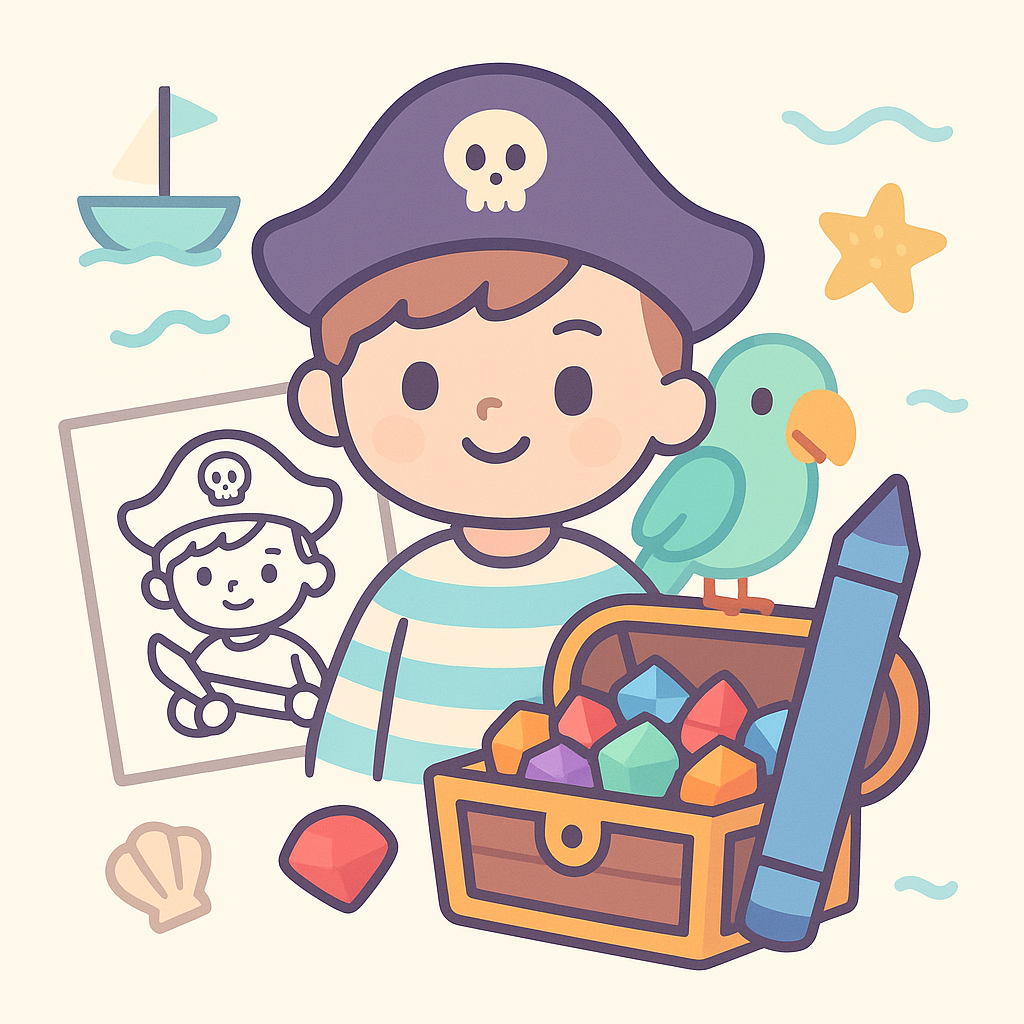 Pirate Coloring Pages cover image