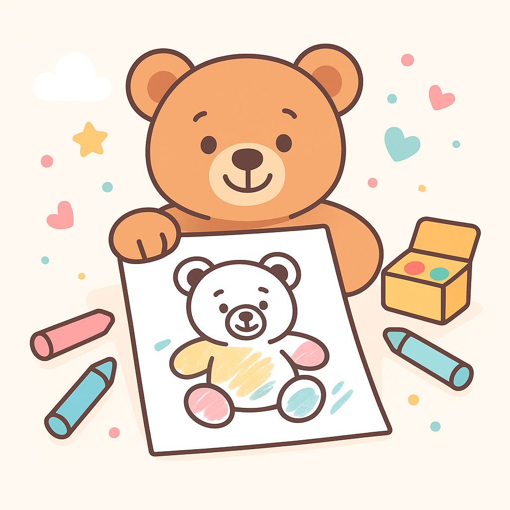 Teddy Bear Coloring Pages cover image