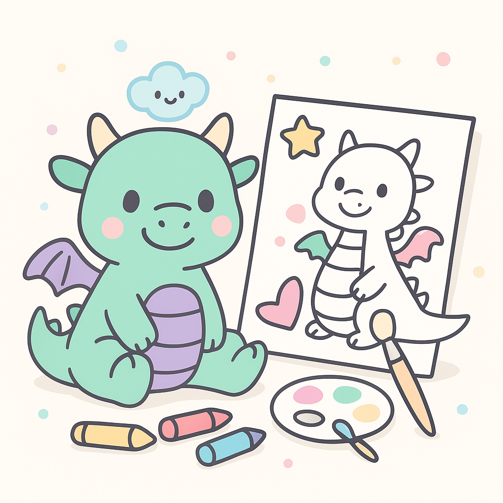 Dragon Coloring Pages cover image