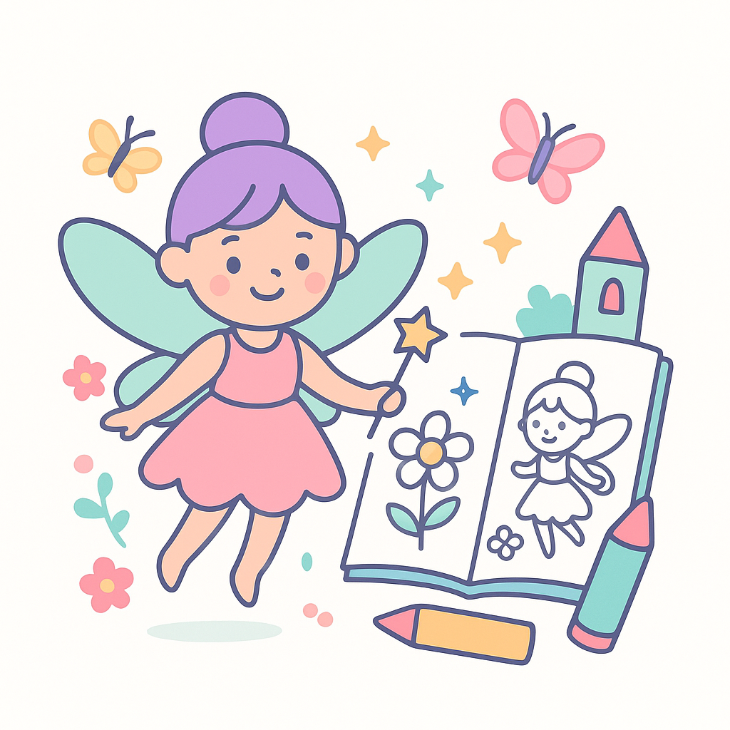 Fairy Coloring Pages cover image