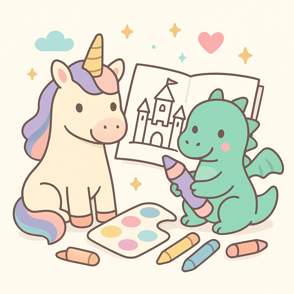 Magical Creature Coloring Pages cover image