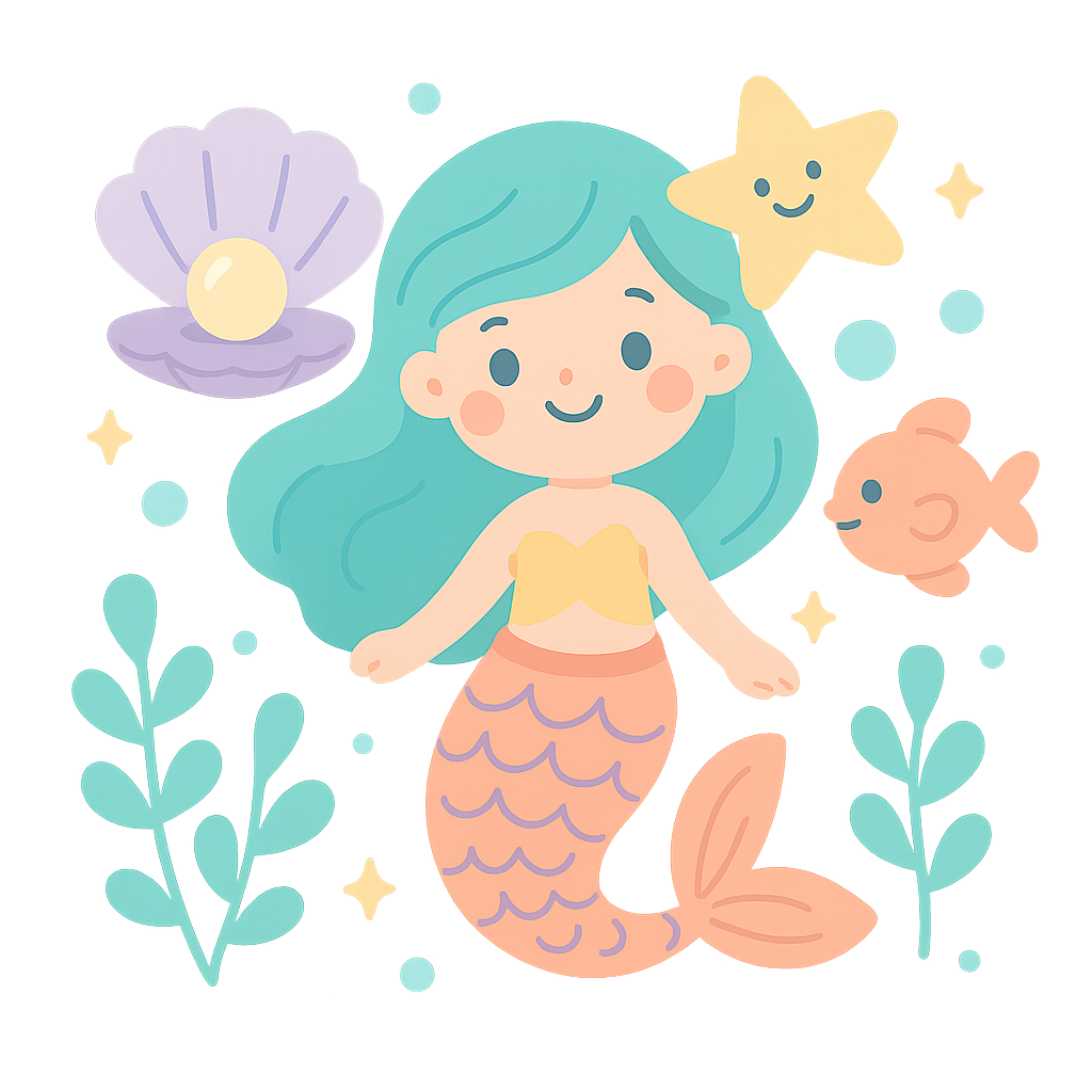Mermaid Coloring Pages cover image
