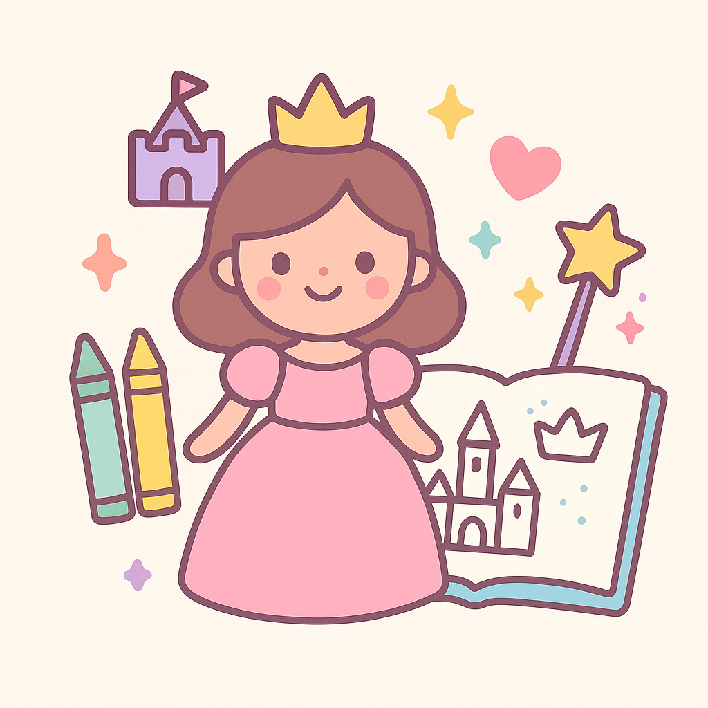 Princess Coloring Pages cover image