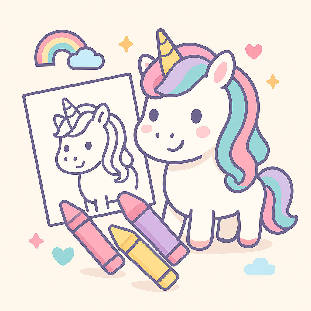 Unicorn Coloring Pages cover image