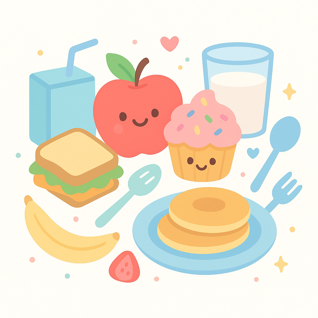 Food & Drink Coloring Pages cover image