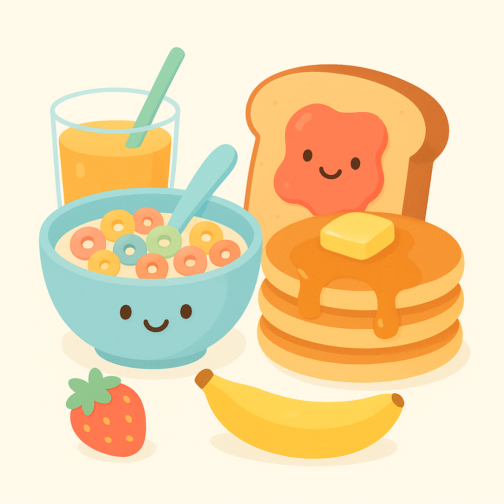 Breakfast Coloring Pages cover image