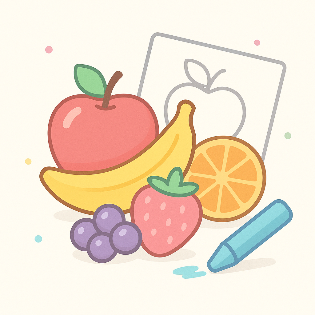 Fruit Coloring Pages cover image