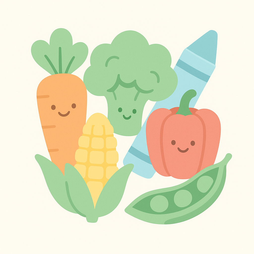 Vegetable Coloring Pages cover image