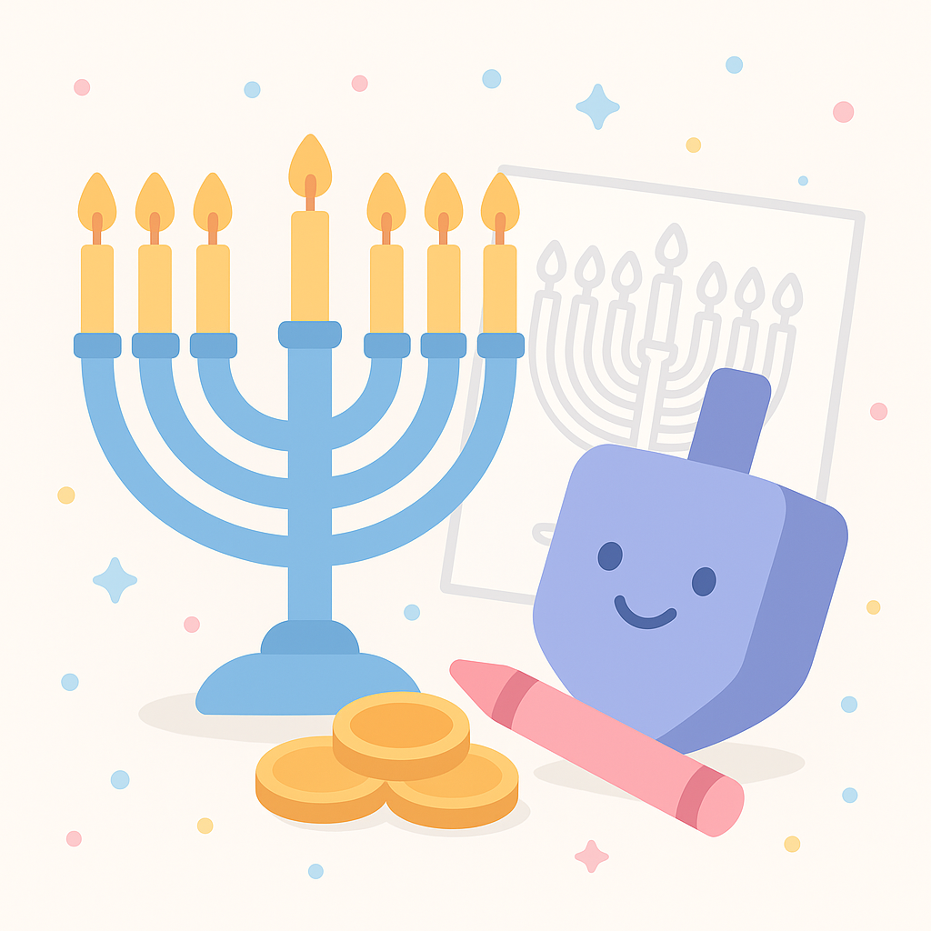 Hanukkah Coloring Pages cover image