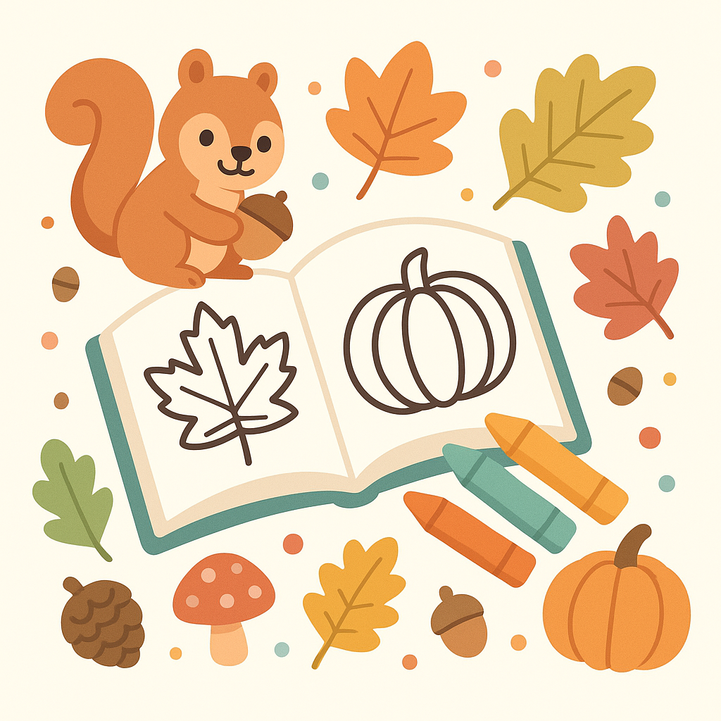 Autumn Coloring Pages cover image