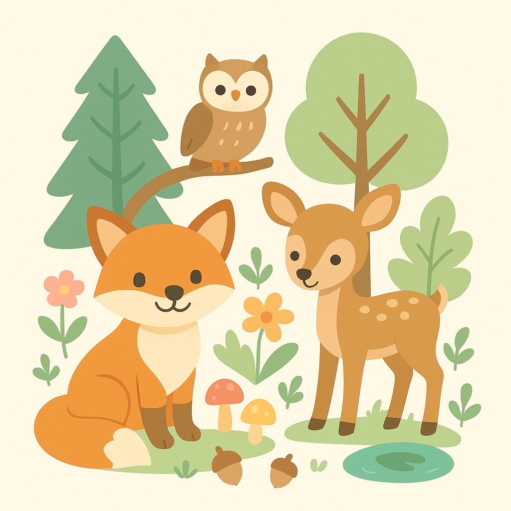 Forest Coloring Pages cover image