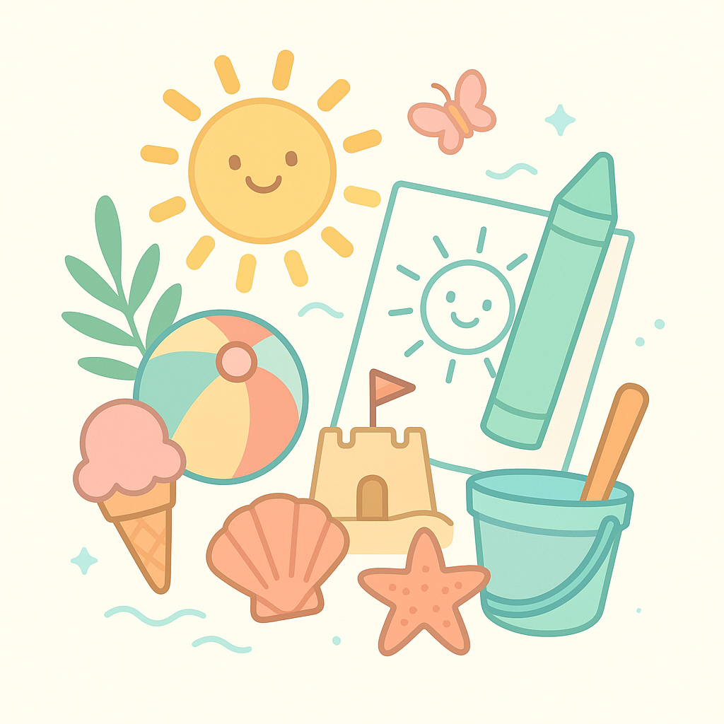 Summer Coloring Pages cover image