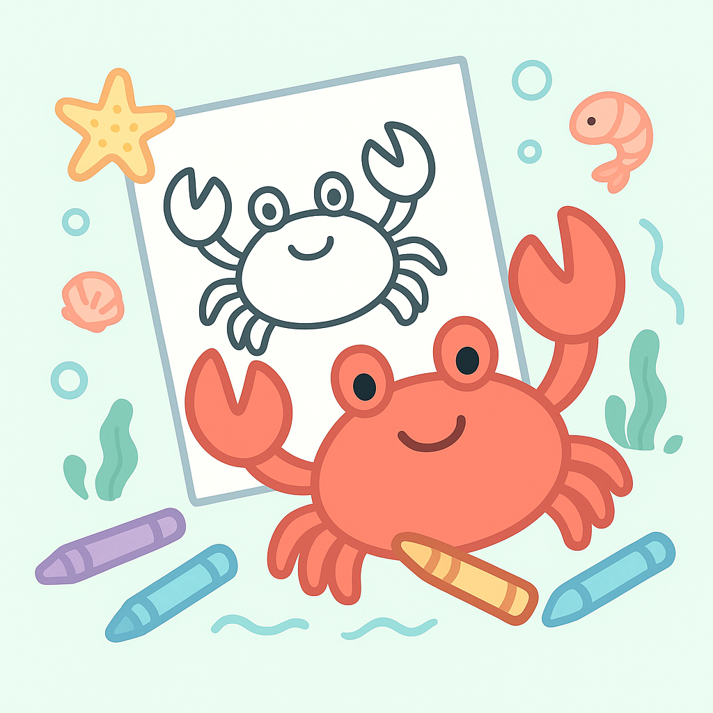 Crab Coloring Pages cover image
