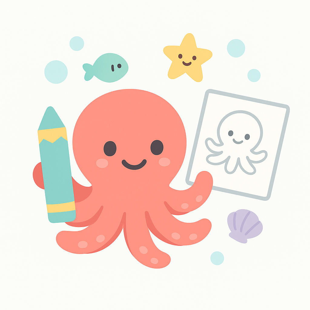 Octopus Coloring Pages cover image