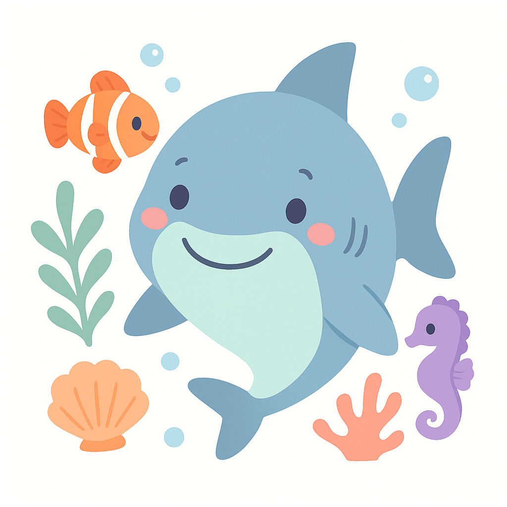 Shark Coloring Pages cover image