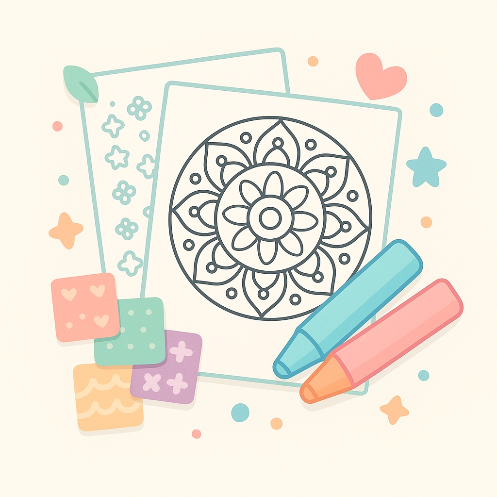 Pattern & Mandala Coloring Pages banner