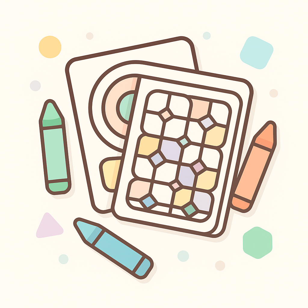 Geometric Coloring Pages cover image