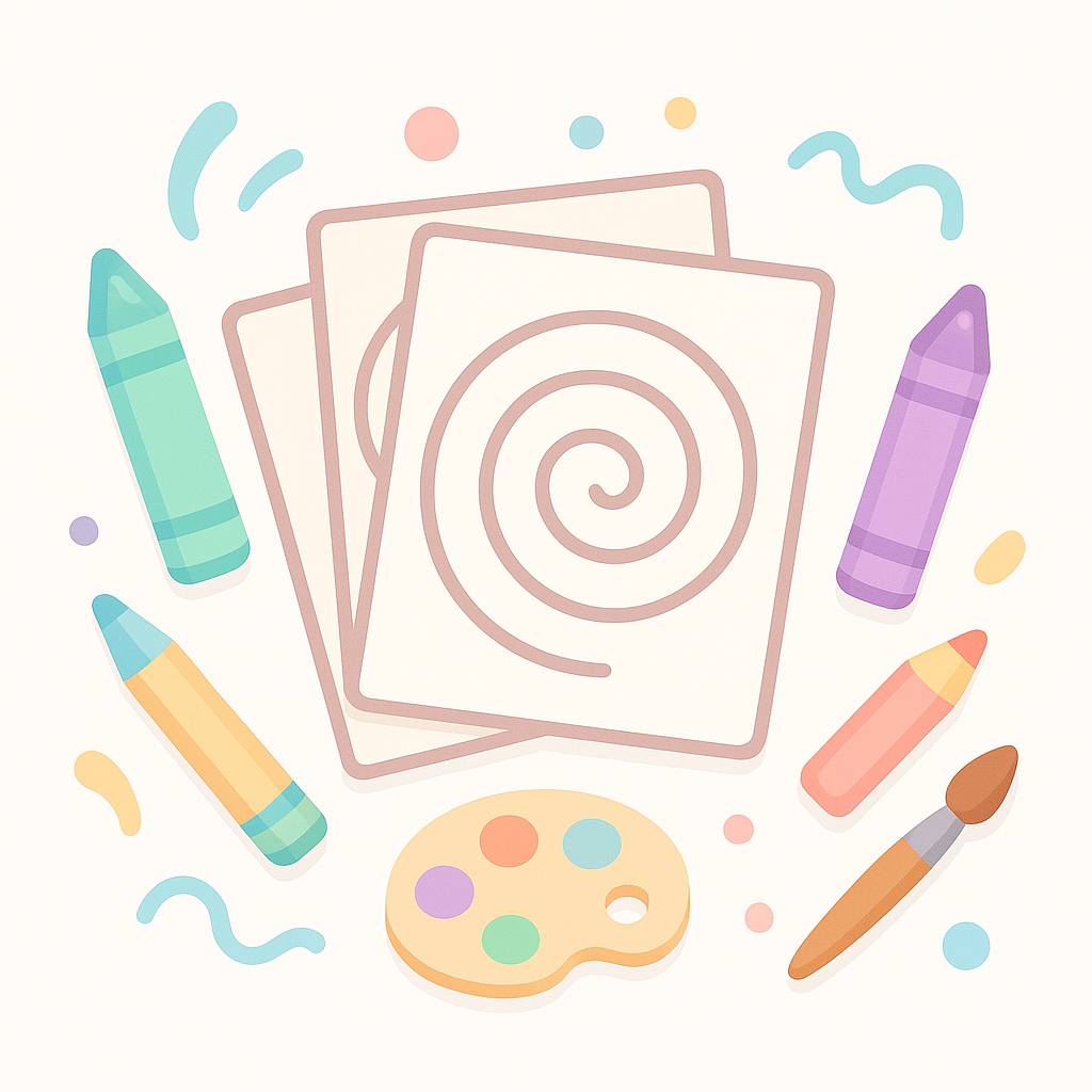 Swirl Coloring Pages cover image