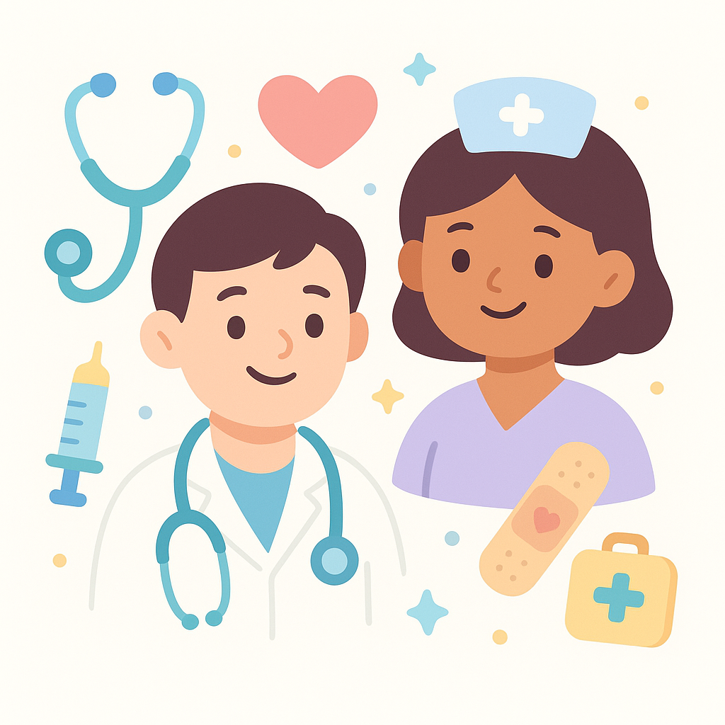 Doctor & Nurse Coloring Pages cover image