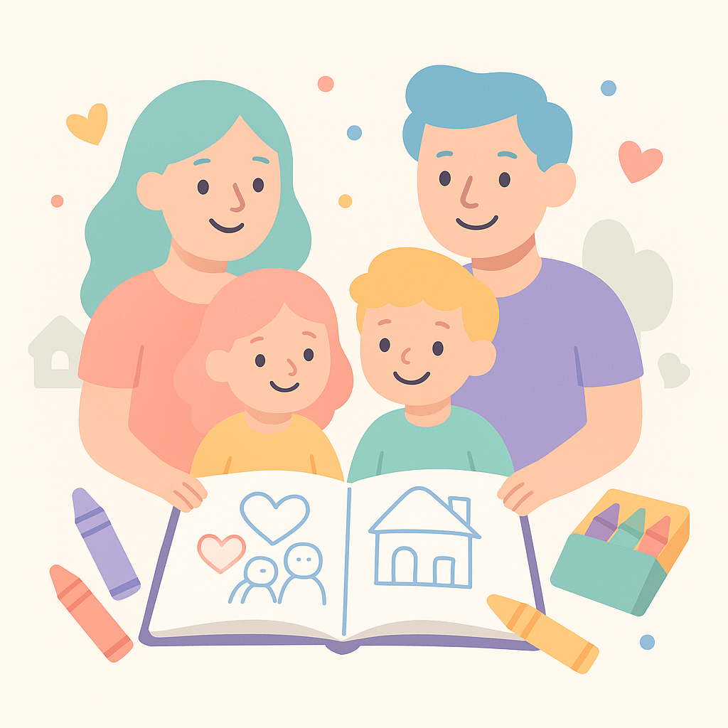 Family Coloring Pages cover image