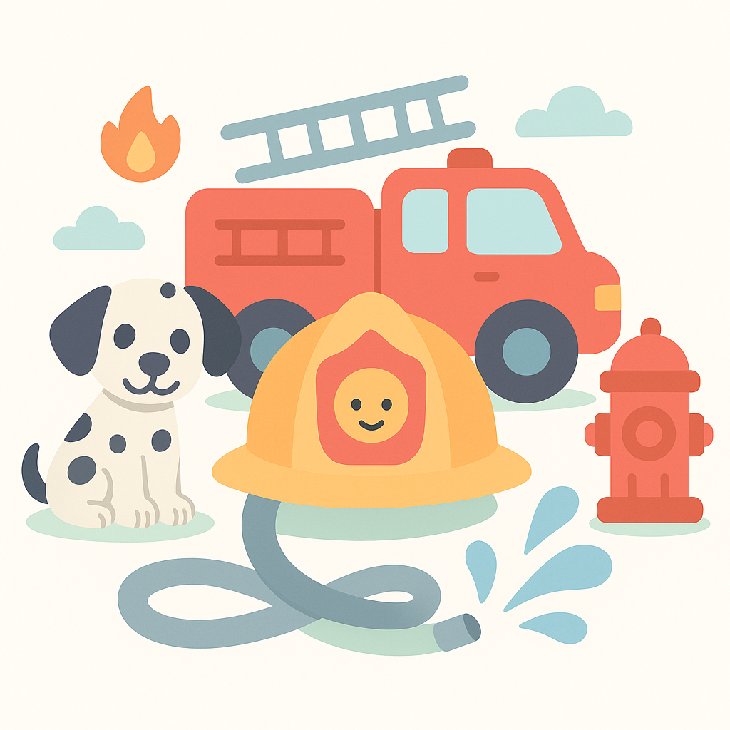 Firefighter Coloring Pages cover image