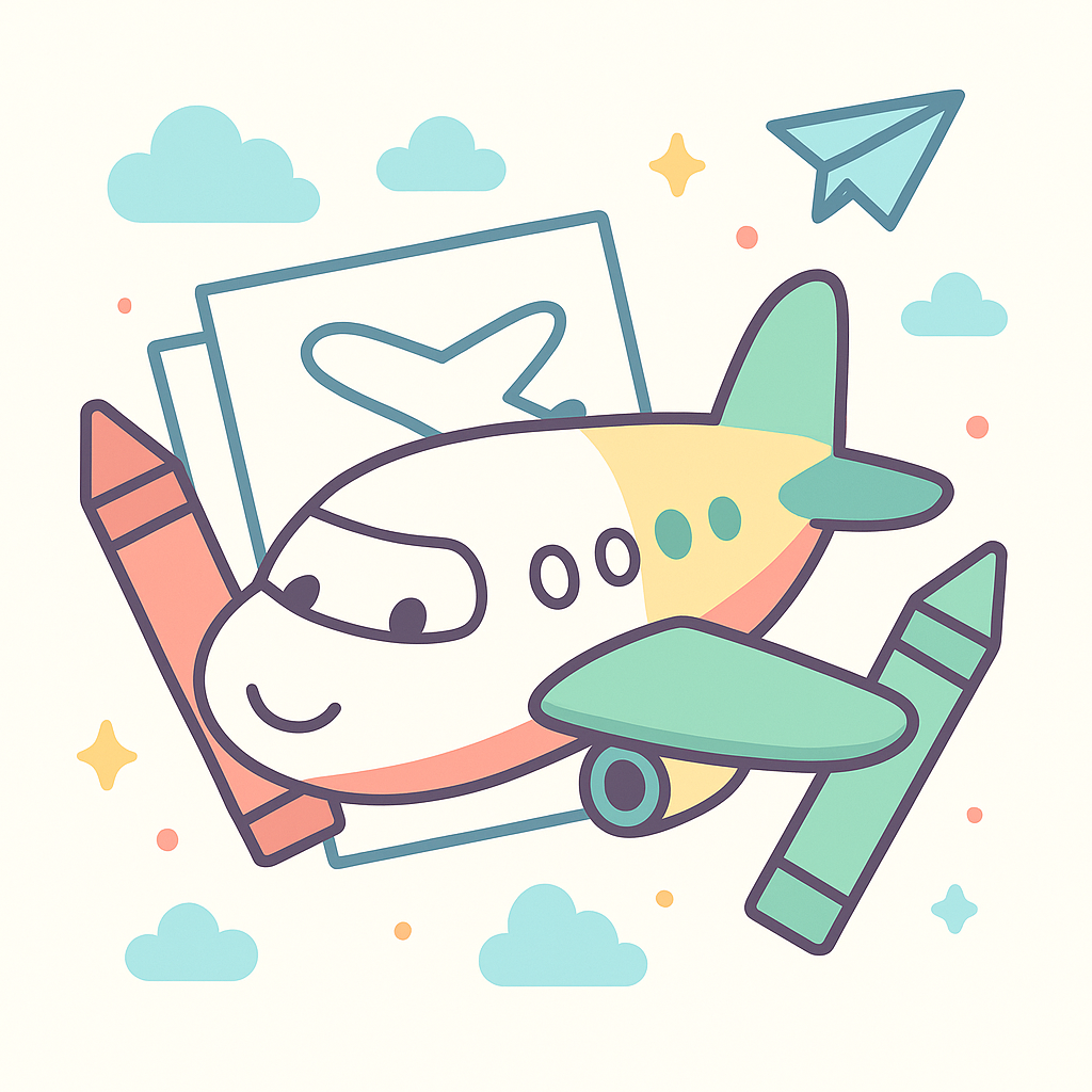 Airplane Coloring Pages cover image
