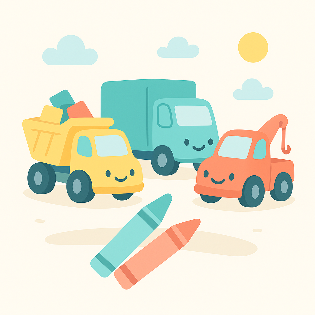 Truck Coloring Pages cover image