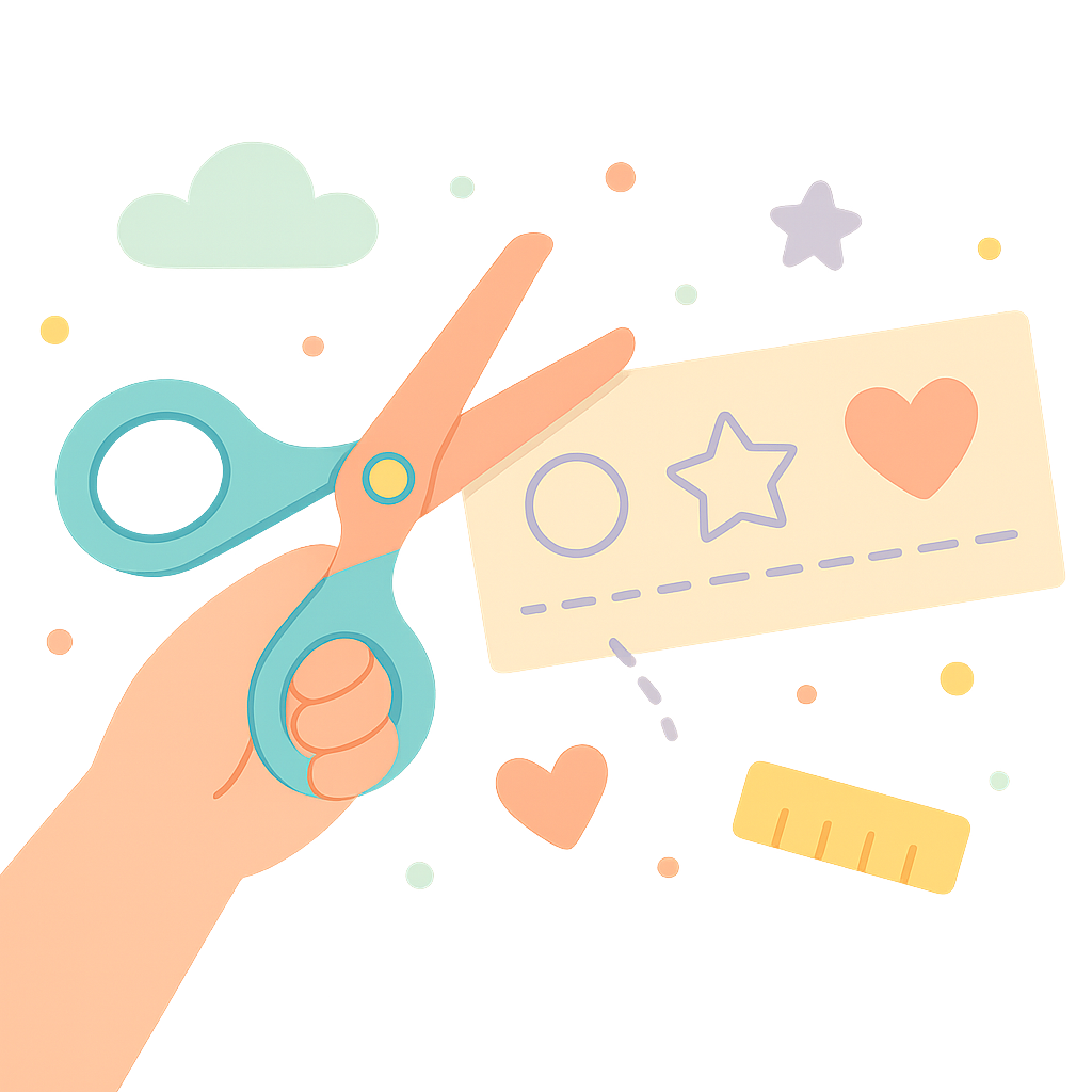 Cutting Practice Worksheets banner