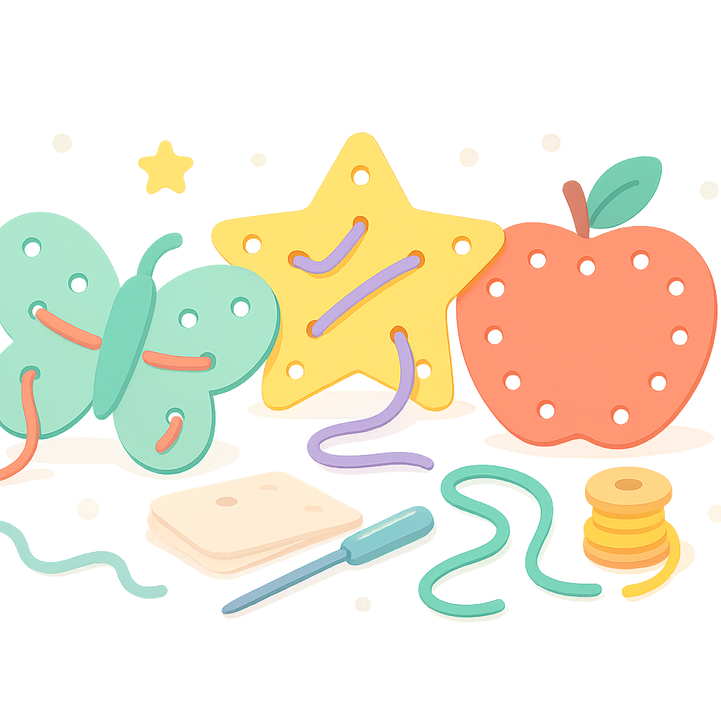 Printable Lacing Cards banner