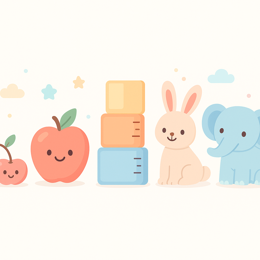 Size Comparison Worksheets cover image