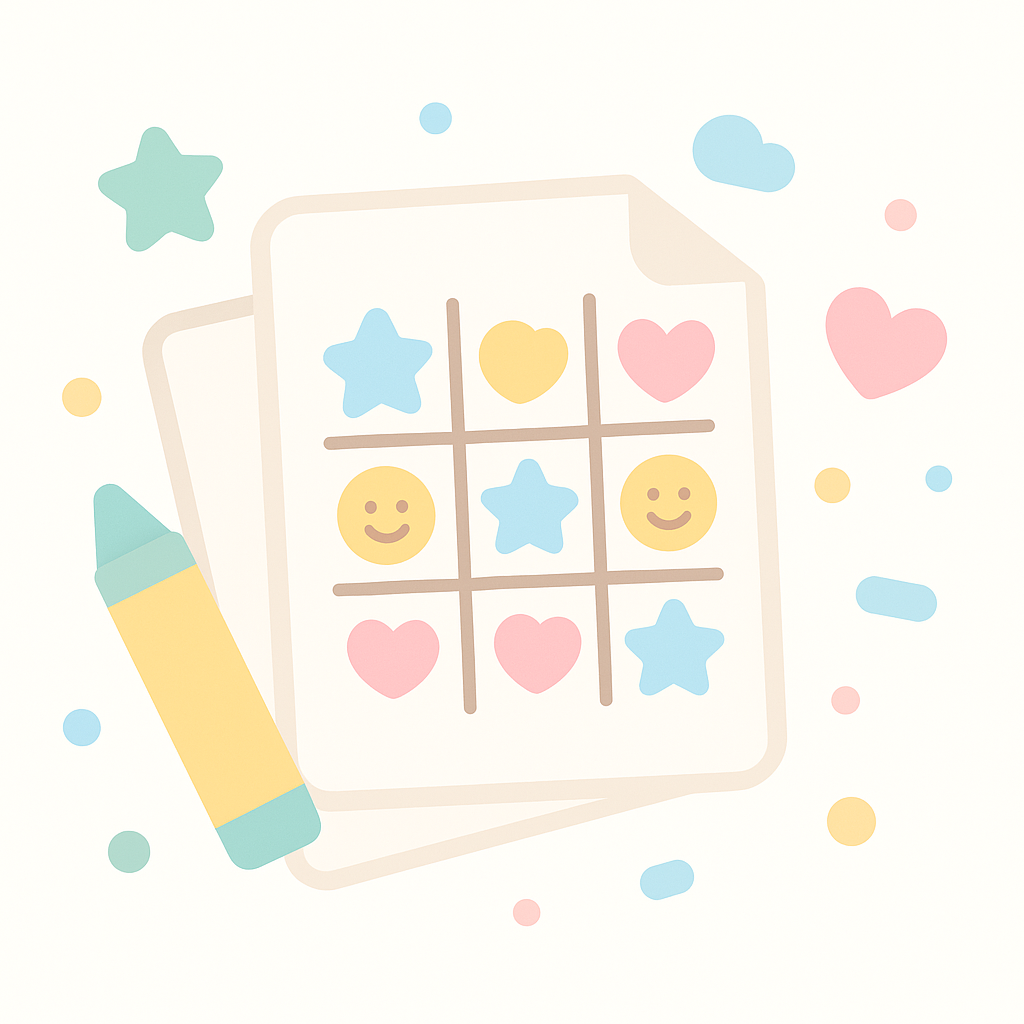 Printable Tic-Tac-Toe banner