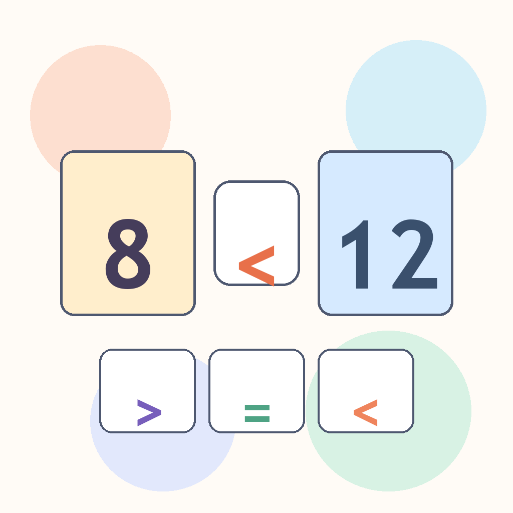 Comparing Numbers Worksheets cover image