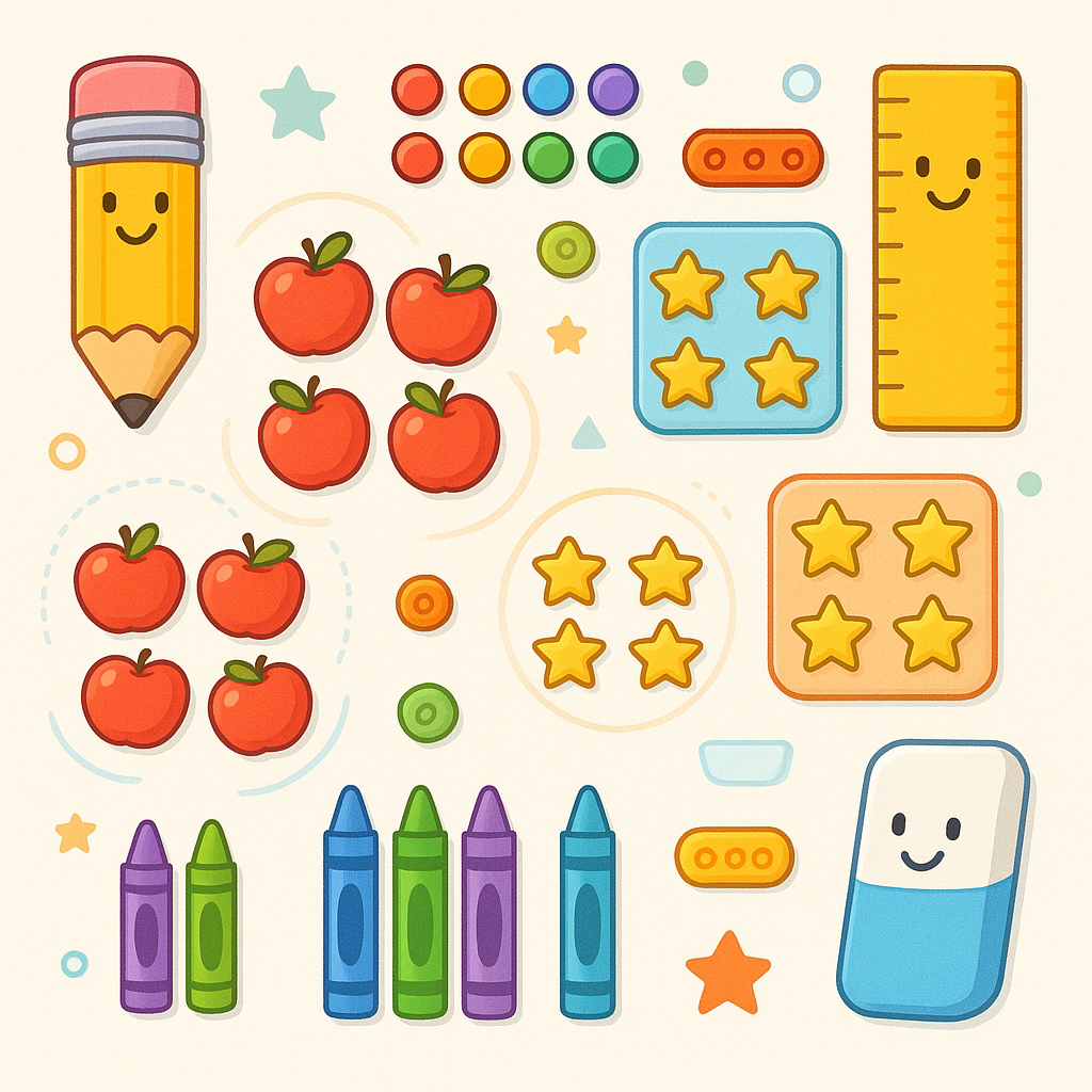 Visual Division Worksheets cover image