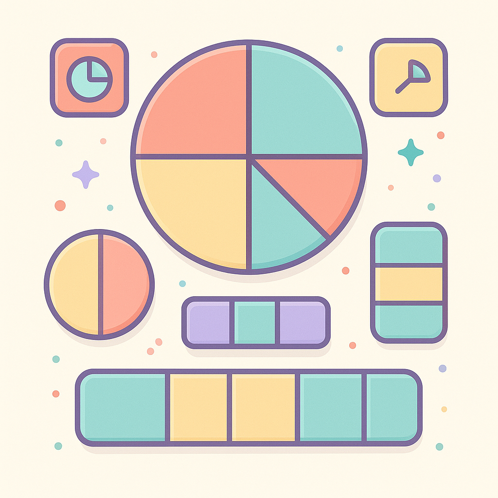 Naming Fractions Worksheets cover image