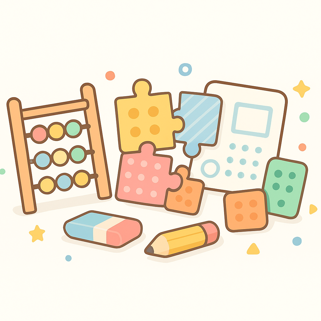 Math Puzzle Worksheets banner