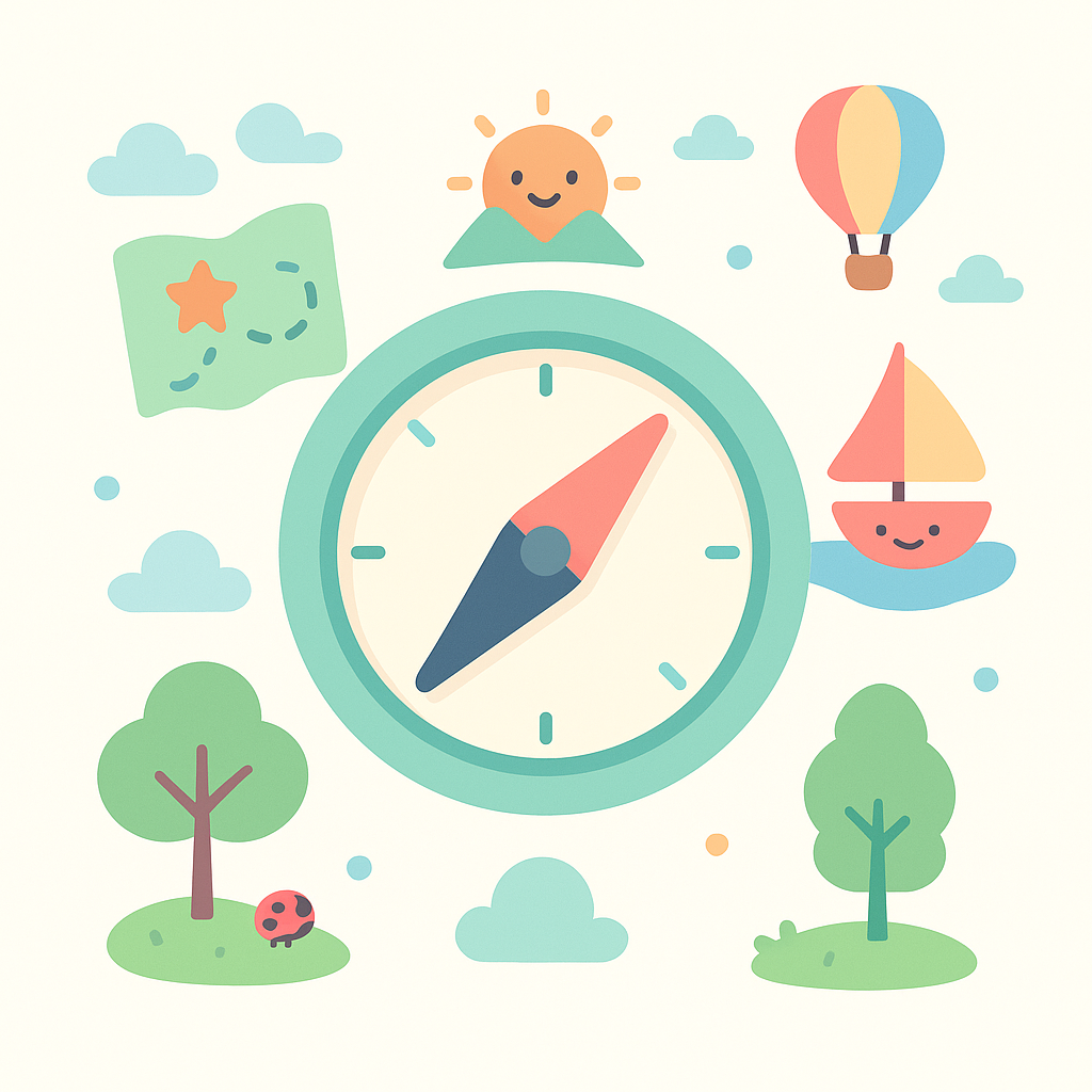 Compass Directions Worksheets cover image