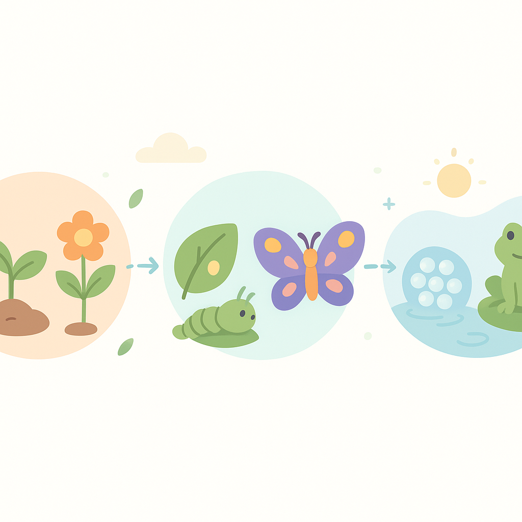 Life Cycle Worksheets banner