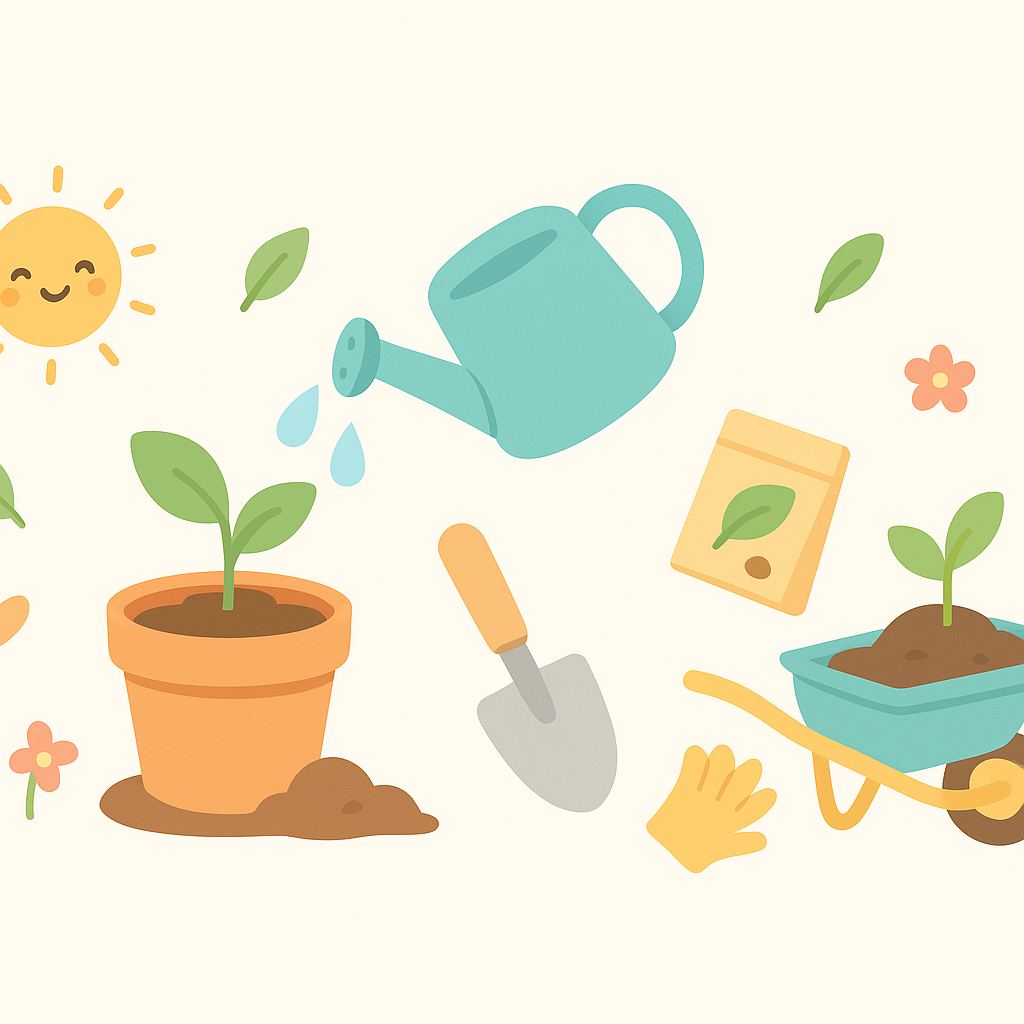 Plants & Gardening Worksheets banner