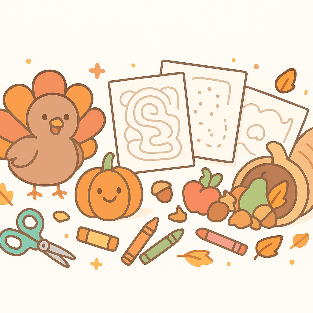 Thanksgiving Activity Sheets cover image