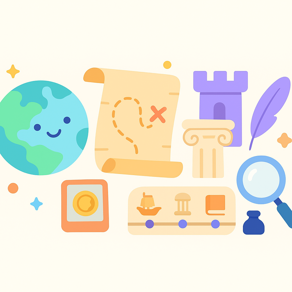 History Worksheets for Kids cover image