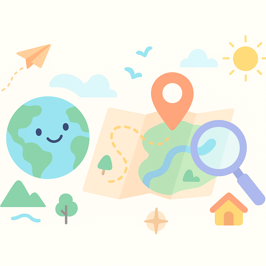 Map & Geography Worksheets cover image