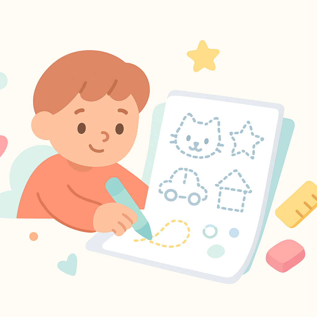 Picture Tracing Worksheets cover image