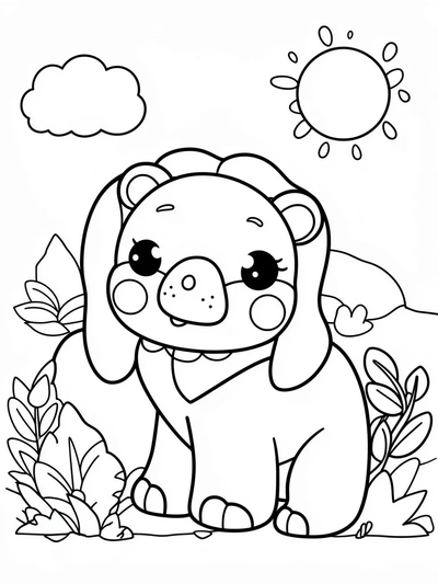 Animal Coloring Page thumbnail