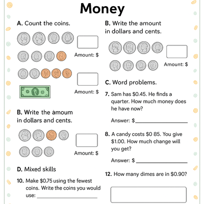 Money Worksheet thumbnail